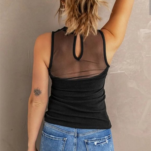 NWT Mesh Top Tank - Picture 2 of 2